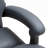 Microfibre Vibration Massage Office Chair, Dark Gray-106882791