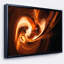 « fractal fumée texture brown », reproduction d’impression sur toile tendue encadrée-26666783