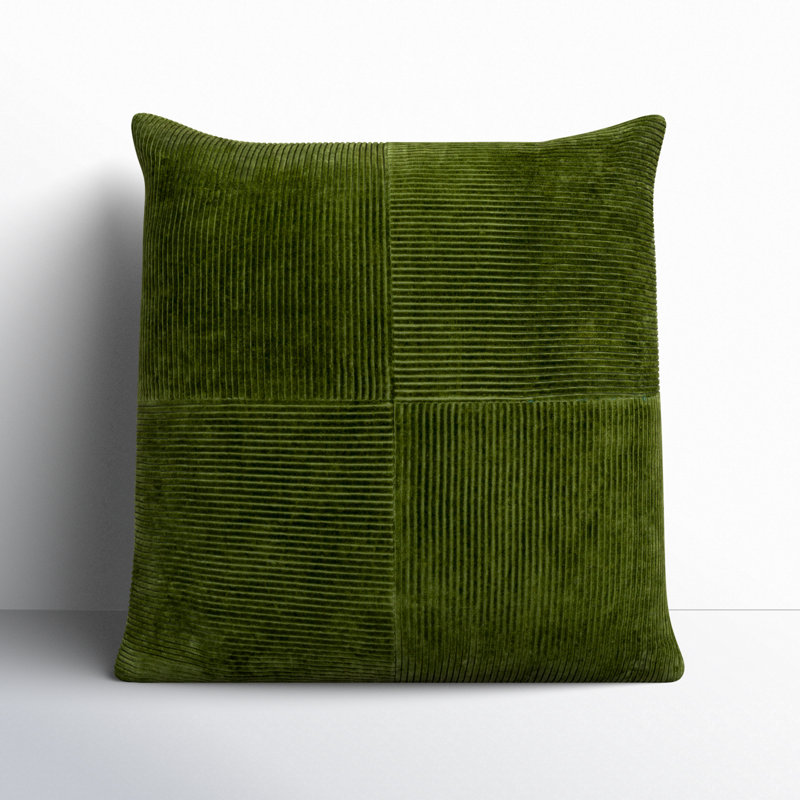 Housse de coussin Selma, 20 po x 20 po, Olive