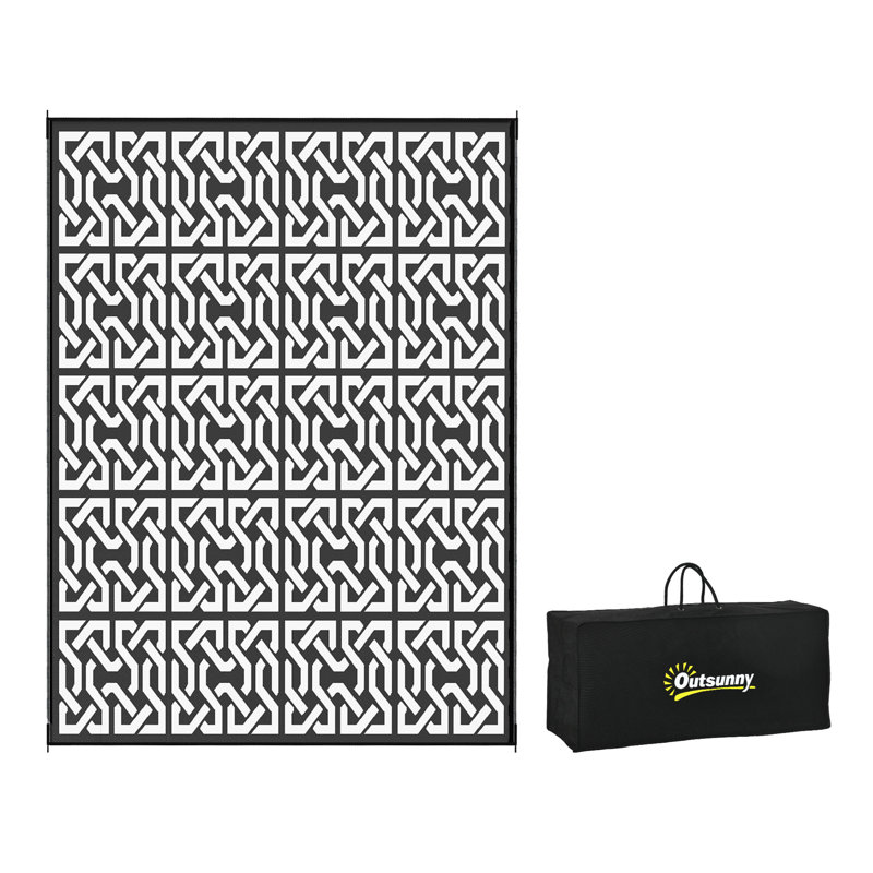 Reversible Outdoor Rug, Rectangle 9' x 12'