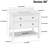 Encino 36" Single Vanity with Carrara White Quartz Top, Sink & Backsplash, Pre Assembled, 36.5" W x 21.5" D x 34.5" H-892167705
