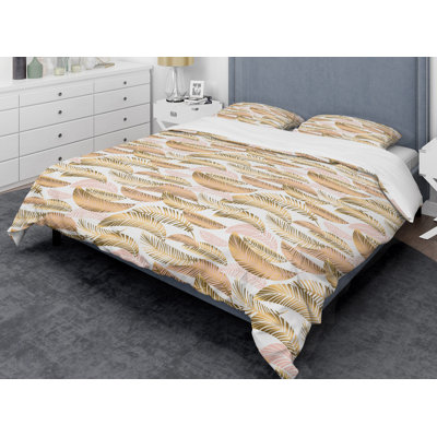 Ensemble de housse de couette tropical iii mid-century