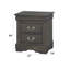 Table de chevet, table de chevet simple-1677190282