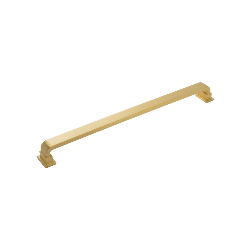 18" Center to Center Appliance Pull, Brushed Golden Brass