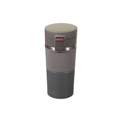 Insulated water cup 304 Stainless Steel Insulated Cup Basic Solid Color With Insulated Rubber Cover Coffee Cup With One Click Mechanism Car And Household Insulated Cup