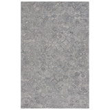 Marnell Geometric Hand Tufted Area Rug in Grey