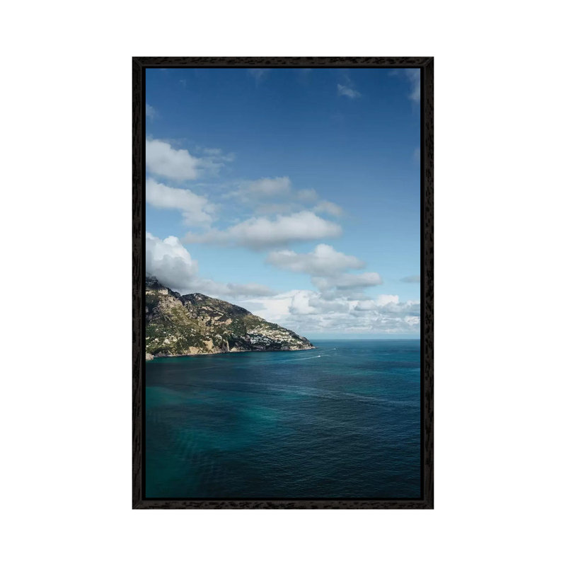 Amalfi Coast IX by Bethany Young - Print on Canvas, Black Framed, 152.4cm H x 101.6cm W x 3.81cm D