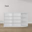 70.9'' W L-Shaped Home Bar Cabinet with 16-Tier Shelf & Drawers -1992280414
