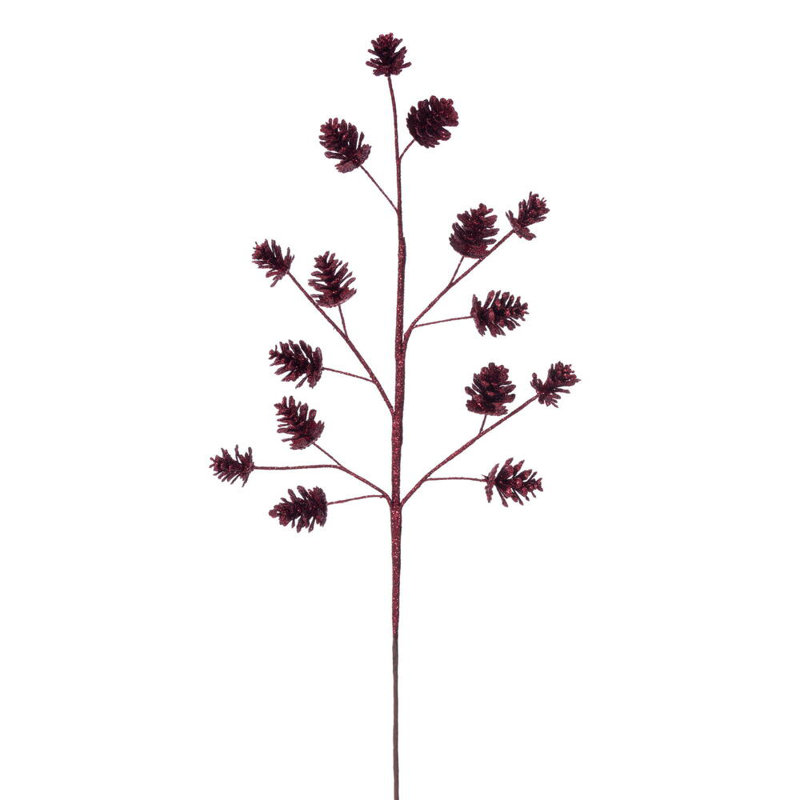 Paillettes 24 po Moka 24 po, Rouge bourgogne