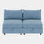 Canapé modulaire modulaire, siège de canapé convertible avec rangement, ensemble de canapé modulaire canapé-lit, combinaisons modulaires flexibles en tissu pour le salon-329598911