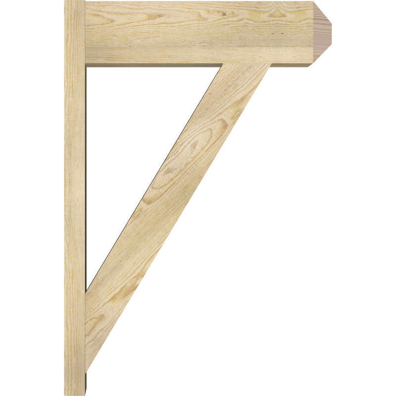 Artisan traditionnel en bois rustique, P 26 po x H 38 po, Sapin Douglas de 8 po (sciage brut)