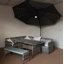 Adesubomi 300cm Lighted Cantilever Parasol-1476691112