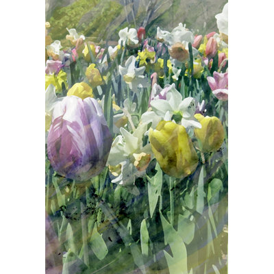 " Spring At Giverny II " by Pam Ilosky Painting Print
