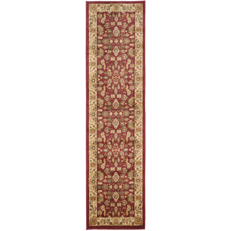 Douglasland Red/Crème Rug, Runner 2'3" x 8'