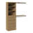 Mosaics Storage 5-shelf 4-drawer 2-hang Rod Closet Organizer