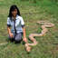 Statue de serpent burmese python Giant