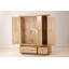 3 Door Solid Wood Wardrobe