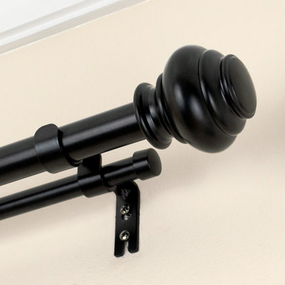 Parnell Steel Adjustable Double Curtain Rod