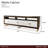 Belmont Place 82" Wide TV Stand with Drawers - Espresso