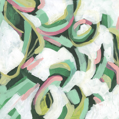 Mint Billows I by June Erica Vess - Wrapped Canvas Painting