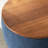 Round Storage Ottoman, 2 In 1 Function, Work As End Table And Ottoman-1401385259