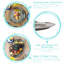 Argon Tableware 4pc Round Stainless Steel Serving Tray Set - 25.5cm-40.5cm