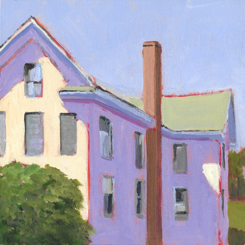 " Bucolic Structure IV " by Carol Young Painting Print, 36" H x 36" W