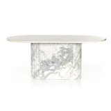 Oranda Oval Marble Dining Table