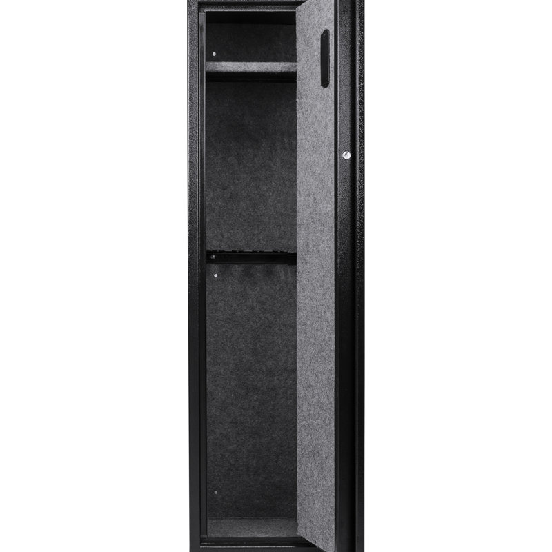 Coffre-fort de rangement approuvé 4,33 pieds cubes - Verrouillage numérique du clavier. Convient aux fusils et aux accessoires. Pour la maison ou le bureau. Fabrication en acier noir sécurisée avec clavier électronique. Spacieux pour