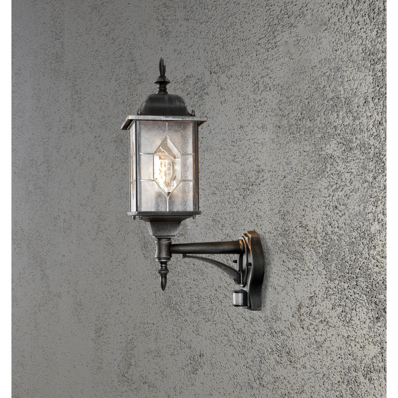 Milano Outdoor Wall Lantern, With motion sensor: 53cm H x 16cm W x 28.5cm D