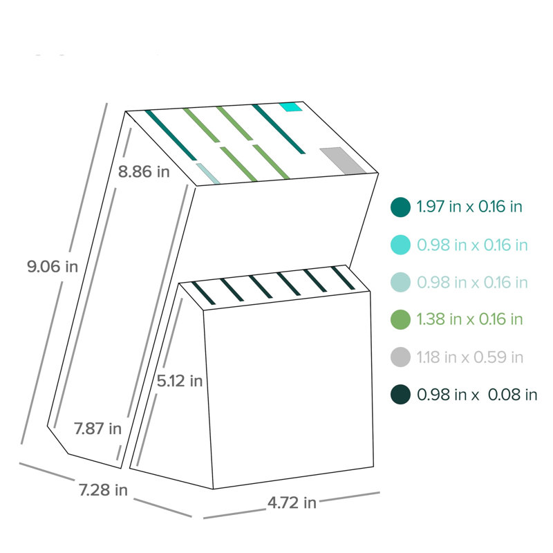 Alpen Home Akilah Knife Block