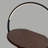 Maya 37.13 " Powder Coated LED Tray Table Floor Lamp