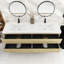 Meuble-lavabo sur pied simple avec surface solide-930536777