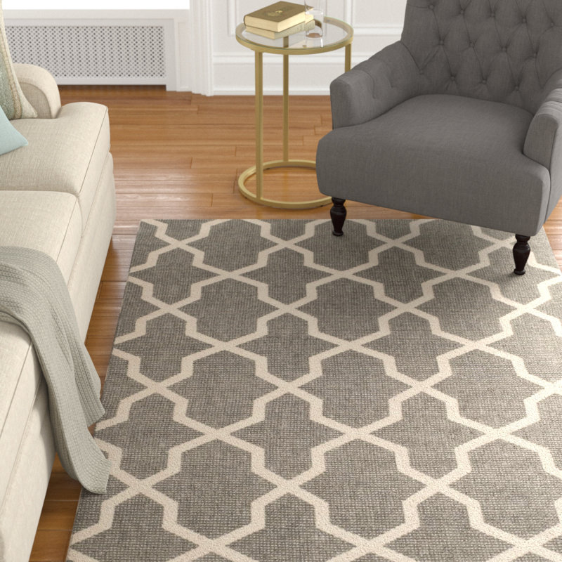 Charing Cross Cedar Brook Hand Loomed Jute Geometric Rug, Rectangle 4' x 6'