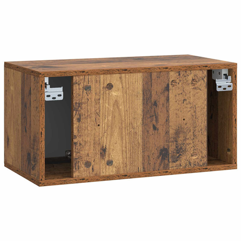 Unfinished TV Stand for TVs up to 28" with Fireplace Included