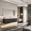 Meuble-lavabo mural simple de 40 po Ophir-23842348