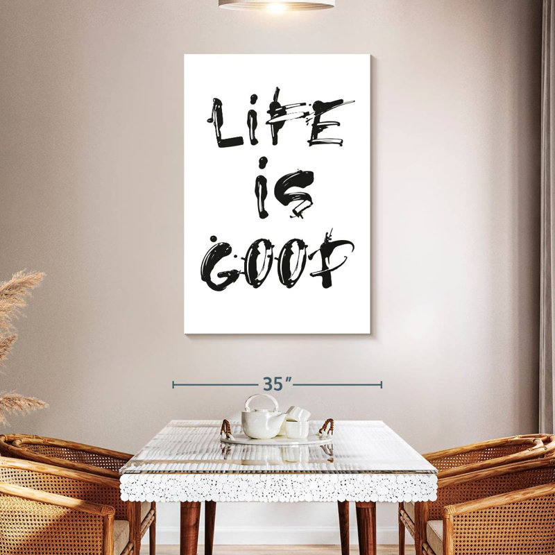 Tergel Life Is Good, H 48 po x l 32 po