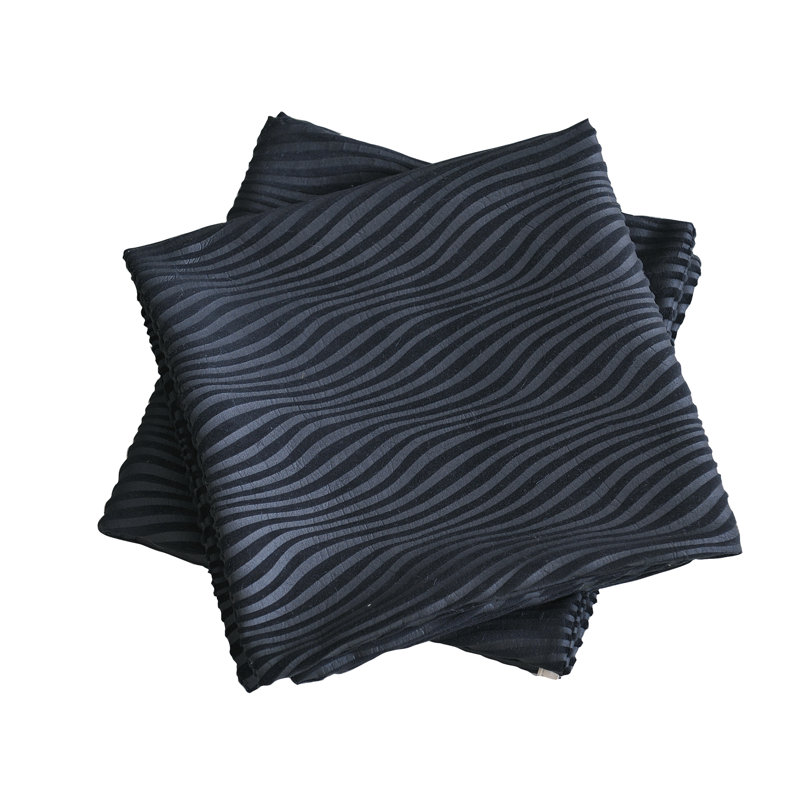 Housse de coussin Sculpted, Noir, 20 po X 20 po