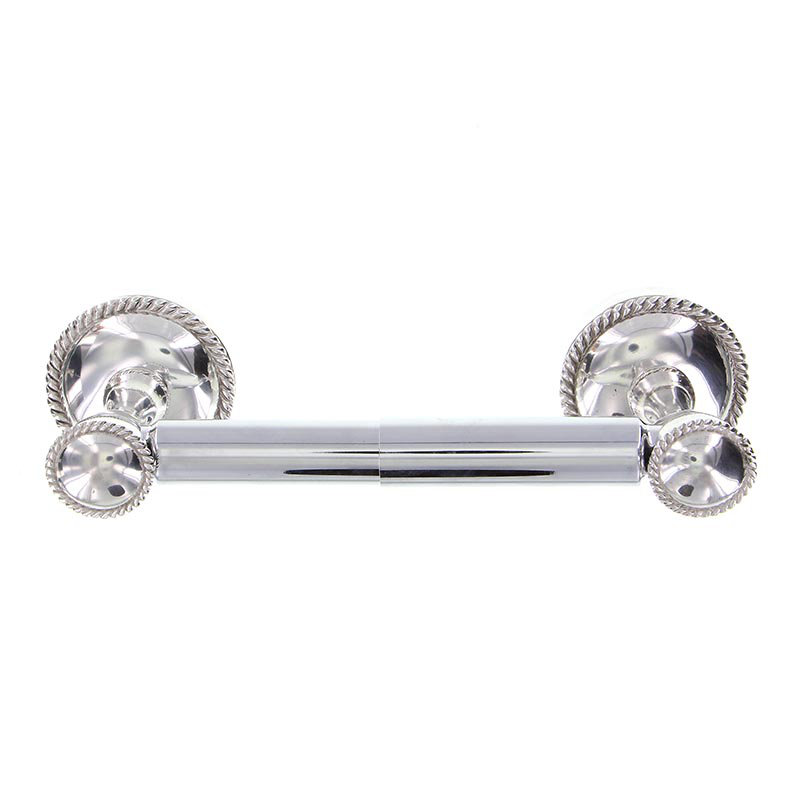 Equestre Wall Mounted Toilet Paper Holder, Polished Silver