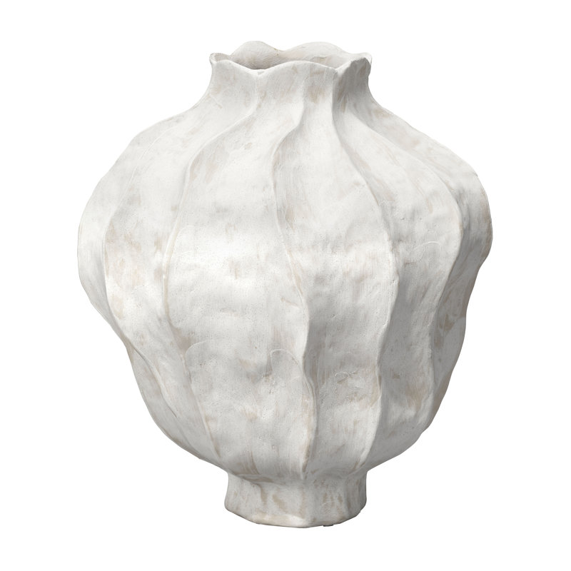 Vase en porcelaine coquelicot