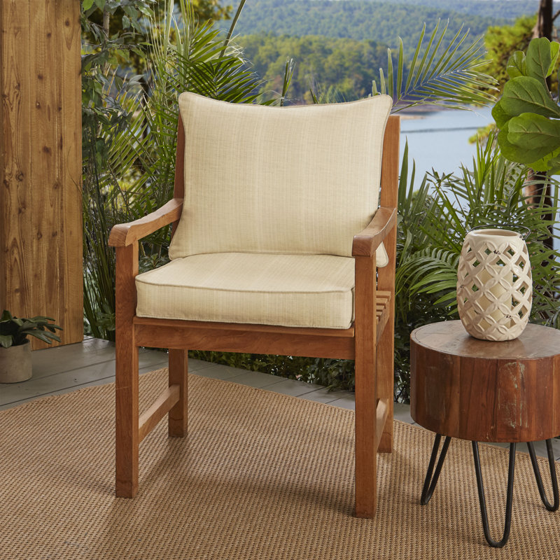 Hanson Sunbrella Outdoor 5'' Back Cushion, Dupione Sand Sunbrella®