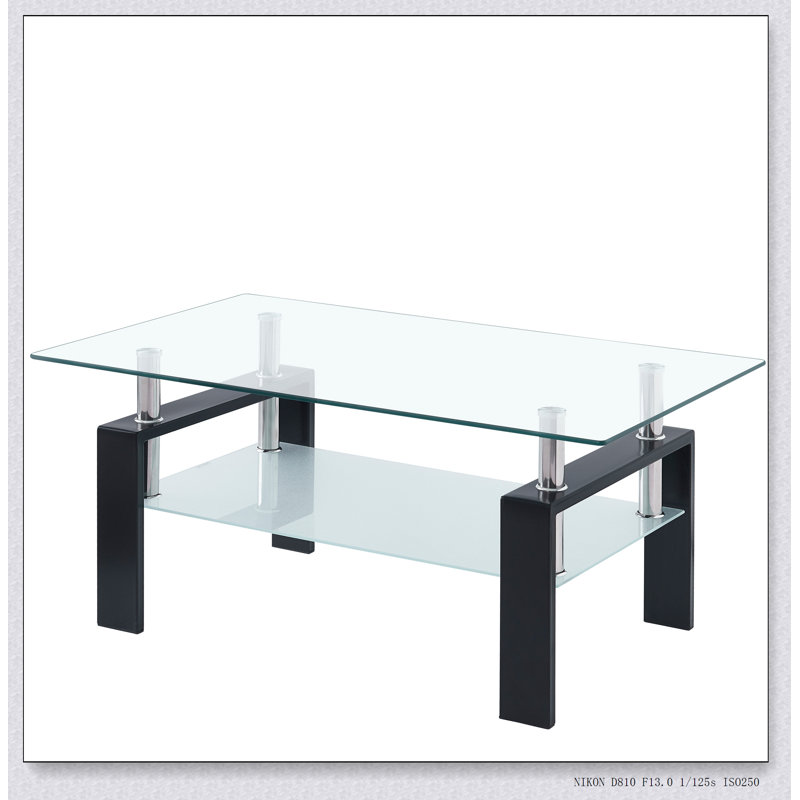 Rectangular Coffee Table with Manufactured Wood Table Top