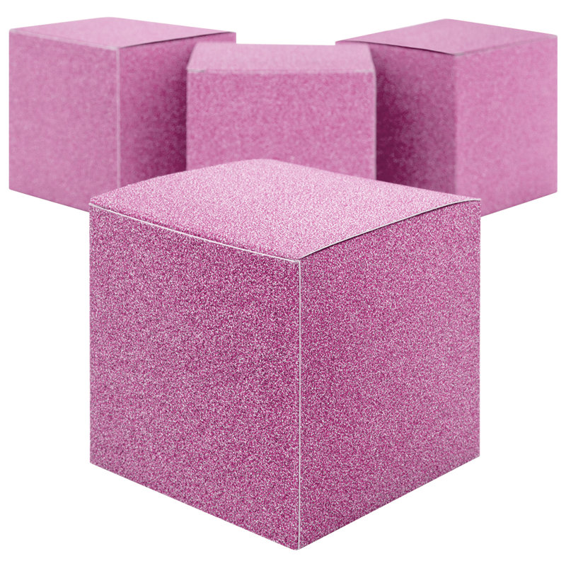 Boîte de glissement de don paillettes, Rose