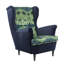 Camargo Velvet Wingback Chair