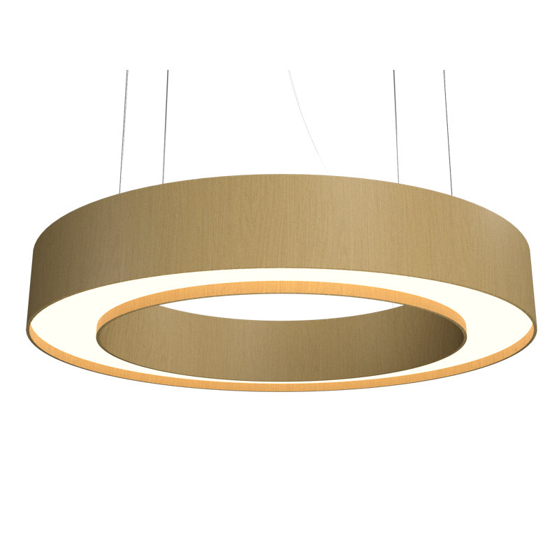Cilíndrica Pendant, 118" H x 31.5" W x 31.5" D, Organic Gold