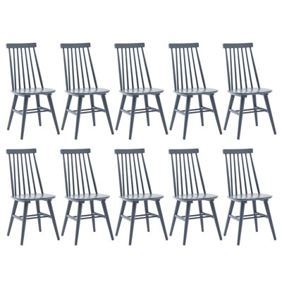 Alvie Solid Wood Cross Back Side Chair