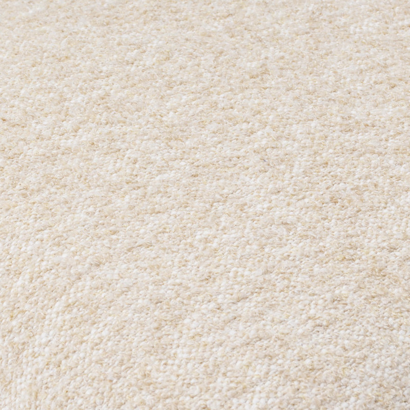 Cream 20" x 20" Modern Outdoor Safe Throw Pillow