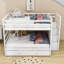 Jarrian Kids Full Over Full Bunk Bed with Trundle with Drawers-1798628294