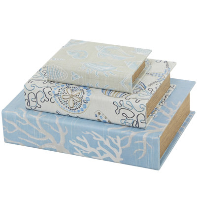 3 - Piece Paper Book Box