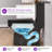 Compact Toilets, Glossy Black One-Piece Toilet With High-Efficiency Flush Round Toilet For Space-Saving